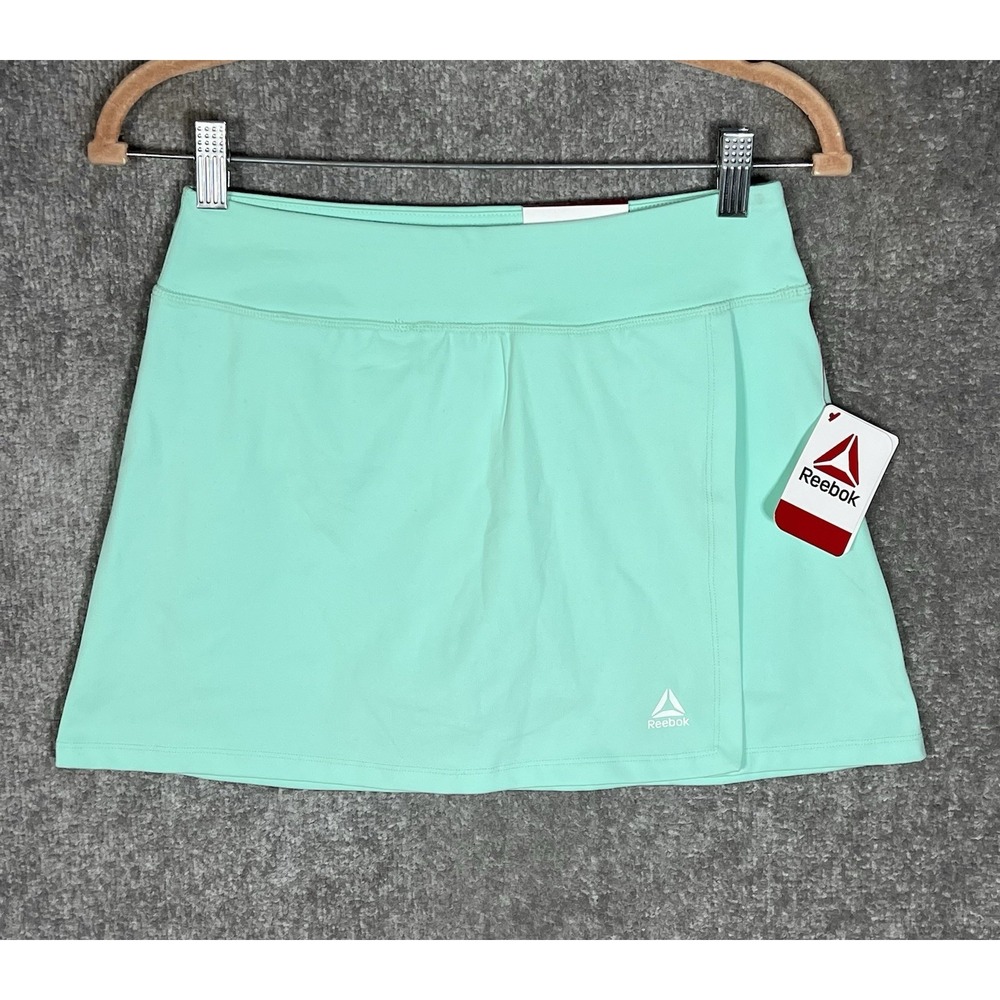 Reebok Skort Girls Sz XL 14-16 Ice Green Pull On Stretch Moisture Wicking‎ New